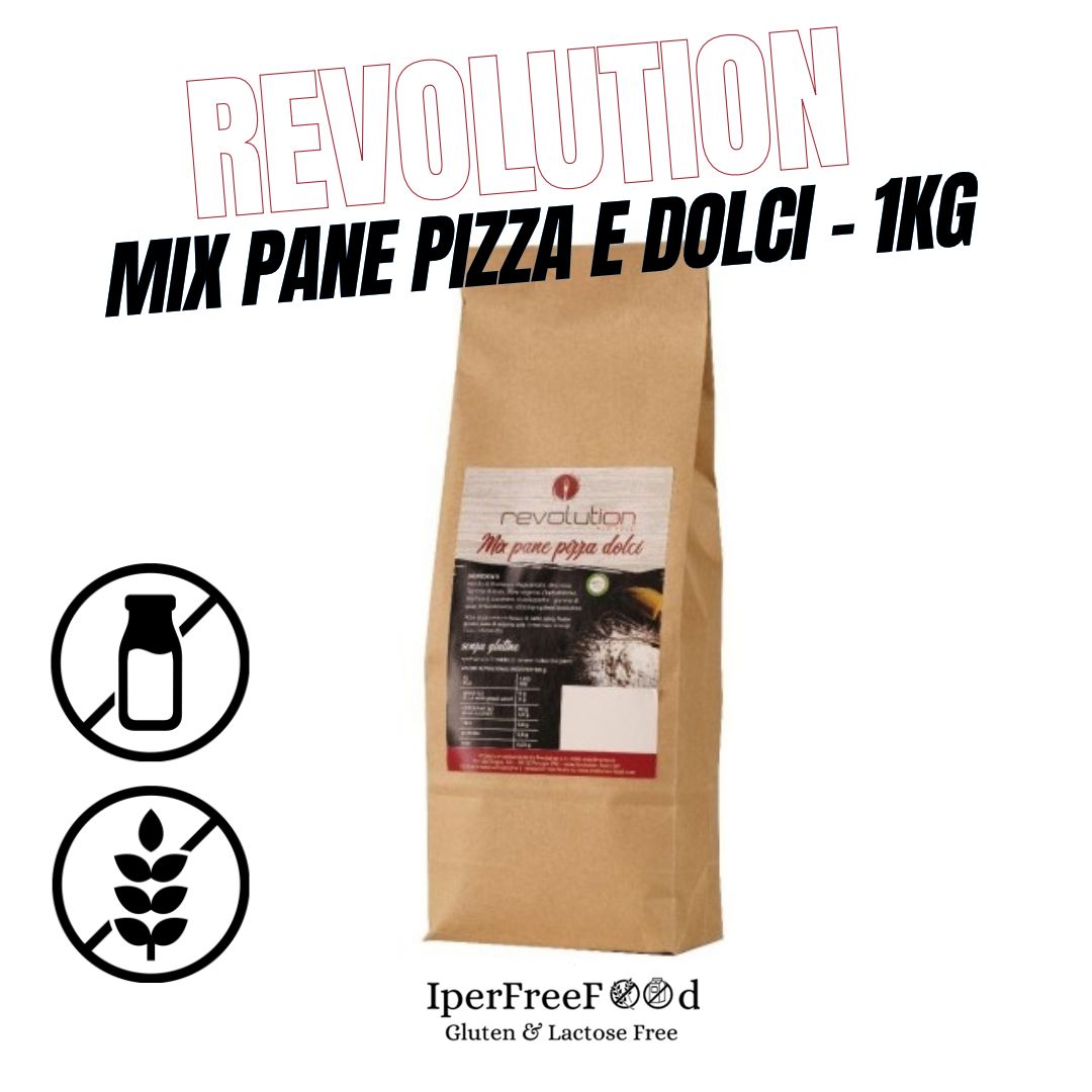 MIX PANE PIZZA E DOLCI SENZA GLUTINE 1000Gr