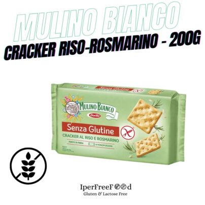 MULINO BIANCO CRACKER RISO/ROSMARINO 200 Gr